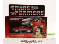 Sideswipe NICE BOX & FIGURE 1985 Vintage Hasbro G1 Transformers Action Figure