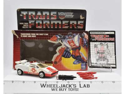 Red Alert 100% Complete Boxed 1985 Vintage Hasbro Action Figure G1 Transformers