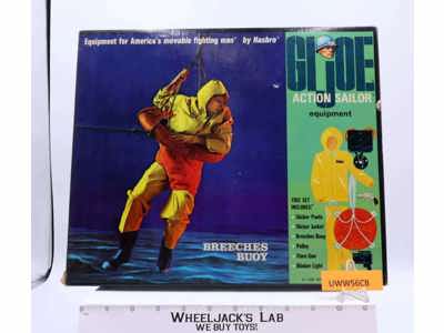 Breeches Buoy Action Sailor Equipment Complete ORIGINAL GI Joe 1968 Hasbro