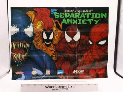 Venom Spider-Man Marvel Comics Separation Anxiety Super Nintendo SNES Poster