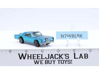 Custom Continental Mark III Aqua Blue 1969 Redline Hot Wheels Mattel Vintage RL