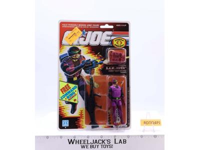S.A.W. Viper GI Joe 1989 Hasbro Vintage Action Figure NEW MOC
