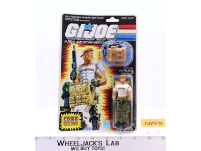 Outback Survivalist GI Joe 1986 Hasbro Vintage Action Figure NEW MOC