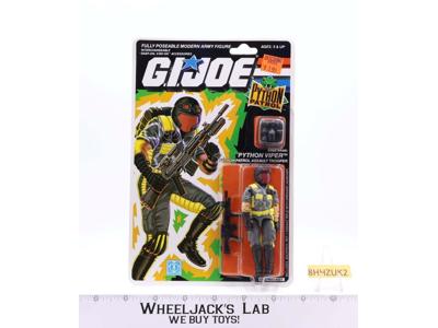 Python Viper GI Joe Python Patrol 1988 Hasbro Action Figure NEW MOSC SEALED