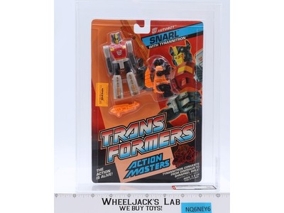 Snarl Action Masters AFA HIGHEST GRADED 80+ 80/85/90 G1 Transformers 1990 Hasbro