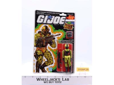Python Copperhead GI Joe Python Patrol 1988 Hasbro Action Figure NEW MOSC SEALED