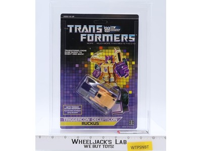 Ruckus AFA POP 1 HIGHEST GRADED 80 80/85/85 G1 Transformers 1990 Hasbro CHINESE