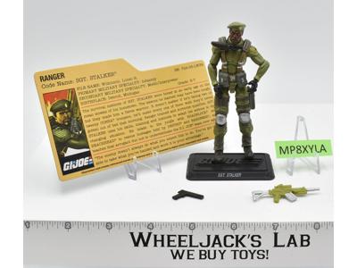 SGT. Stalker v12 100% Complete G.I. Joe Resolute 2009 Hasbro Action Figure