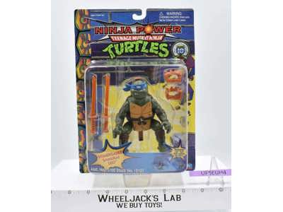 Somersault Samurai Leo Teenage Mutant Ninja Turtle Ninja Power TMNT MOSC NEW