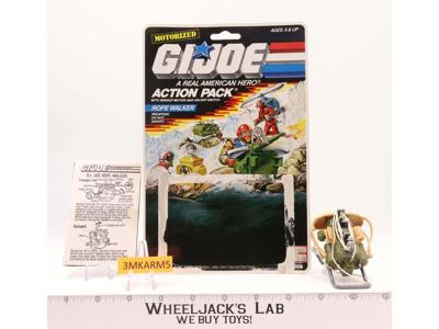 Rope Walker W/Card Motorized Action Pack G.I. Joe Vintage Hasbro 1987 WORKS