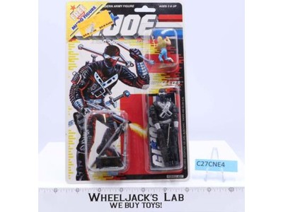Snake Eyes Commando G.I. Joe 1988 Hasbro Vintage Action Figure NEW MOSC SEALED