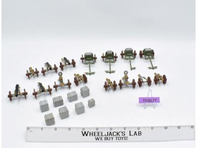 Lot of Cannons/Artillery for Mini Figurines 1970-80's Britain's LTD Starlux