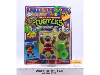 Powerliftin' Don Teenage Mutant Ninja Turtles TMNT 1992 Playmates MOSC SEALED
