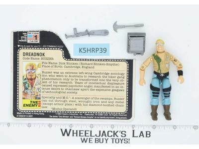 Buzzer V1 100% Complete G.I. Joe 1985 Hasbro Vintage Action Figure