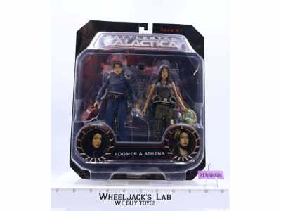 Boomer and Athena Battlestar Galactica Diamond Select Toys MOSC 2010 Figures