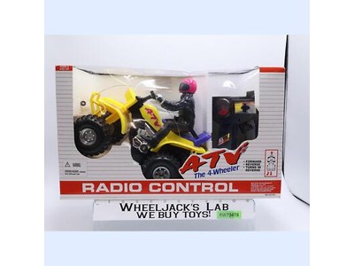 Yellow ATV The 4-Wheeler RC Toy Car 1997 Scientific Toys NEW SEALED