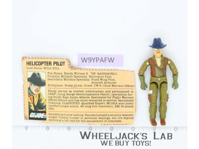 Wild Bill V1 100% Complete G.I. Joe 1983 Hasbro Vintage Action Figure