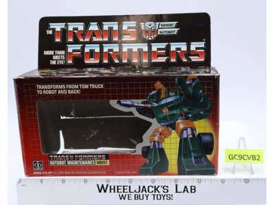 Hoist BOX ONLY G1 Transformers 1985 Hasbro Vintage Action Figure