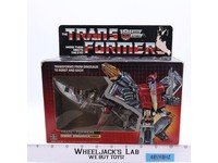 Swoop 100% Complete W/BOX & INSERT 1985 Vintage Hasbro G1 Transformers Figure