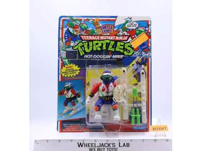 Hot Doggin' Mike Teenage Mutant Ninja Turtles TMNT 1992 Playmates MOSC SEALED