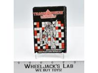 Groundbreaker Instruction Manual Booklet 1988 Hasbro G1 Transformers