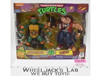 Michelangelo Vs. Bebop Teenage Mutant Ninja Turtles 2021 Playmates Toys MISB