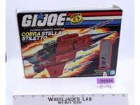 Cobra Stellar Stiletto W/Star Viper W/Box 100% Complete GI Joe 1987 Figure
