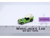 Ice T Light Green Flying Colors Hot Wheels 1969 1974 Mattel Redline RL w/ Topper