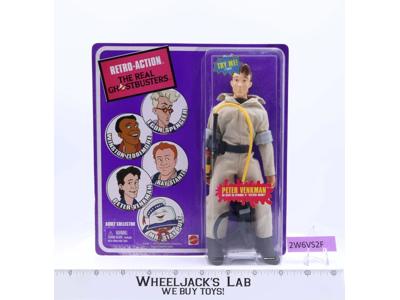Peter Venkman Ghostbusters Retro-Action 2010 Mattel 8" NEW MOSC SEALED