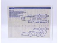 Cobra Adder 1987 ORIGINAL Instructions/ Blueprints G.I. Joe Hasbro