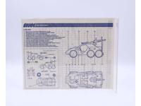 6 WD Jeep Desert Fox 1988 ORIGINAL Instructions / Blueprints G.I. Joe Hasbro