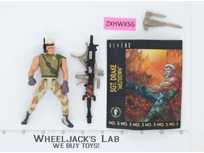Space Marine Drake 100% Complete Aliens 1992 Kenner Vintage Action Figure