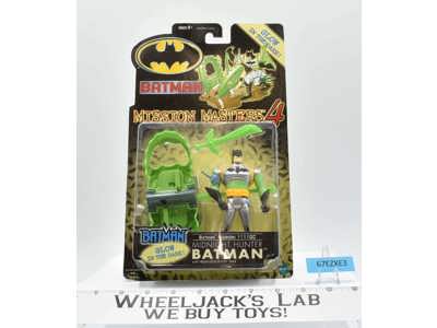 Midnight Hunter Batman Mission Masters 4 Batman NEW MOSC Hasbro 2001