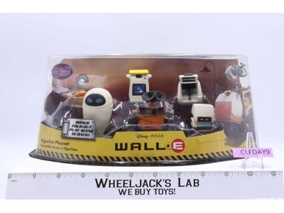 6 Figurine Playset W/ Fold-Out Play Scene Wall-E Disney/Pixar NEW MOSC SEALED