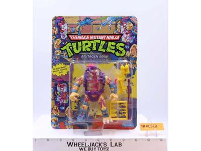 Mutagen Man UNPUNCHED NEW MOSC 1990 Teenage Mutant Ninja Turtles TMNT Playmates