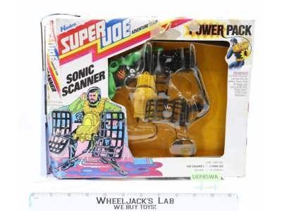Sonic Scanner Power Pack Super Joe GI Joe 1977 Vintage Hasbro 12" Accessory NEW