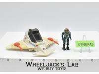 StarWolf Flexwing W/Tom Waldron Complete Starcom 1986 Coleco Figure & Vehicle