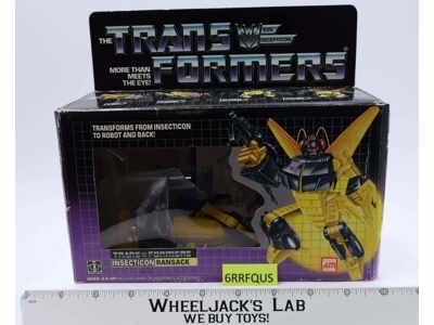 Ransack 100% Complete W/Box 1985 Vintage G1 Transformers Action Figure