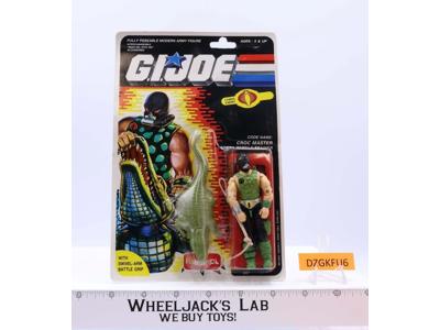 Croc Master Cobra Reptile Trainer GI Joe Funskool INDIA RUSSIA CARD NEW MOSC