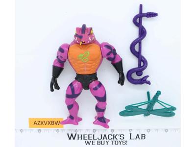 Tung Lasher 100% Complete He-Man MOTU Masters of the Universe 1986 Mattel Figure