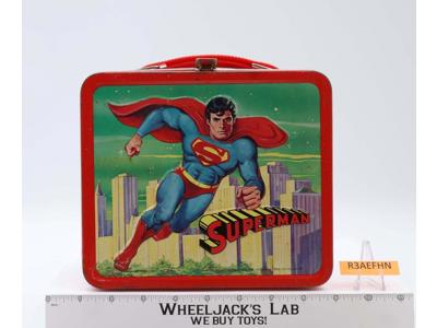Superman DC Comics Metal Lunchbox 1978 Aladdin Industries
