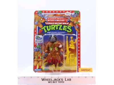 Dimwit Doughboy Rocksteady Rhino Mutant Ninja Turtles TMNT 1992 MOSC Military 2