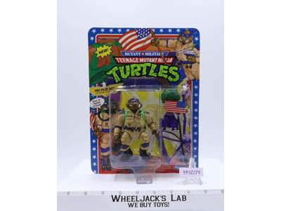 Pro Pilot Don Teenage Mutant Ninja Turtles TMNT 1991 MOSC Military NEW Sealed