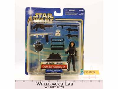 Death Star Accessory Set Star Wars ANH 2002 Hasbro Action Figure NEW MOSC SEALED