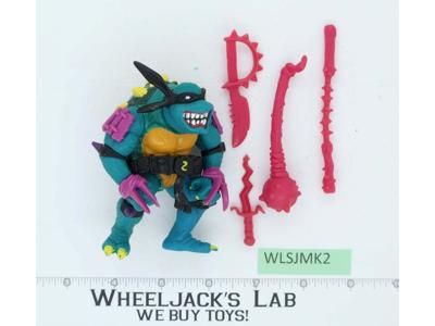 Slash 100% Complete Teenage Mutant Ninja Turtle TMNT 1990 Playmates Figure