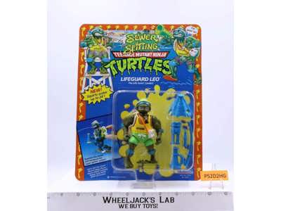 Lifeguard Leo Teenage Mutant Ninja Turtles Spitting TMNT Playmates MOSC SEALED