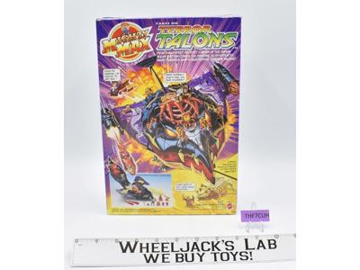 Mighty Max Storms Dragon Island W/BOX LIGHTS WORK 1993 Bluebird Toys Playset