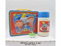 Dumbo Disney Metal Lunchbox W/Thermos 1998 Thermos Brand
