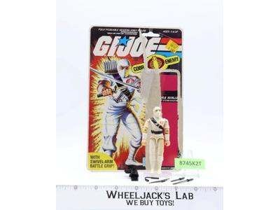 Storm Shadow V1 100% Complete W/ Cardback 1984 GI Joe Vintage Action Figure
