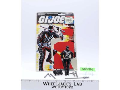 Snake Eyes V3 100% Complete W/Card GI Joe 1989 Hasbro Vintage Action Figure